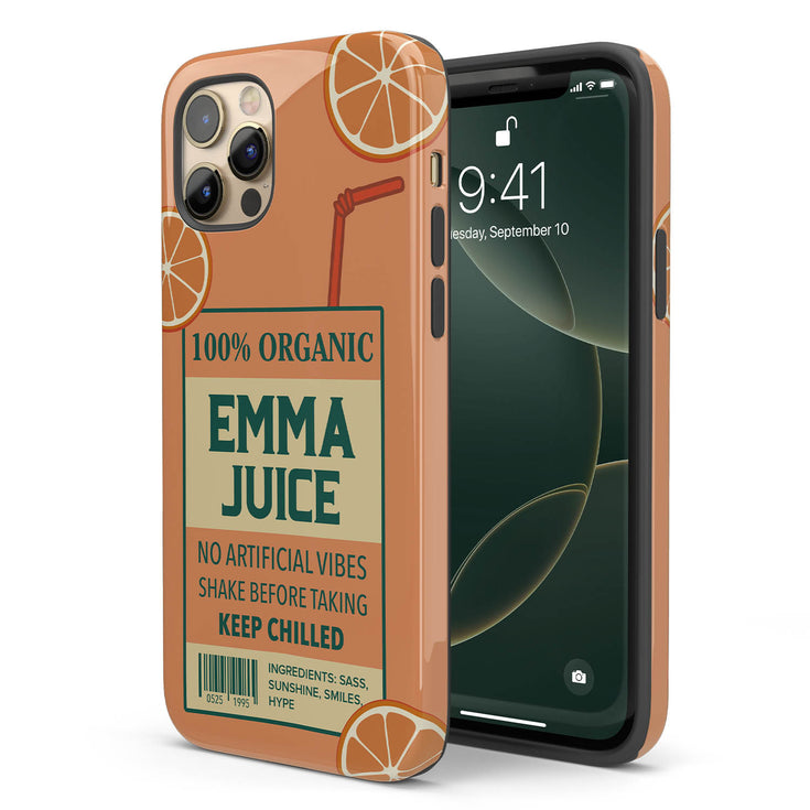 Personalized Refreshing Juice Box iPhone Case