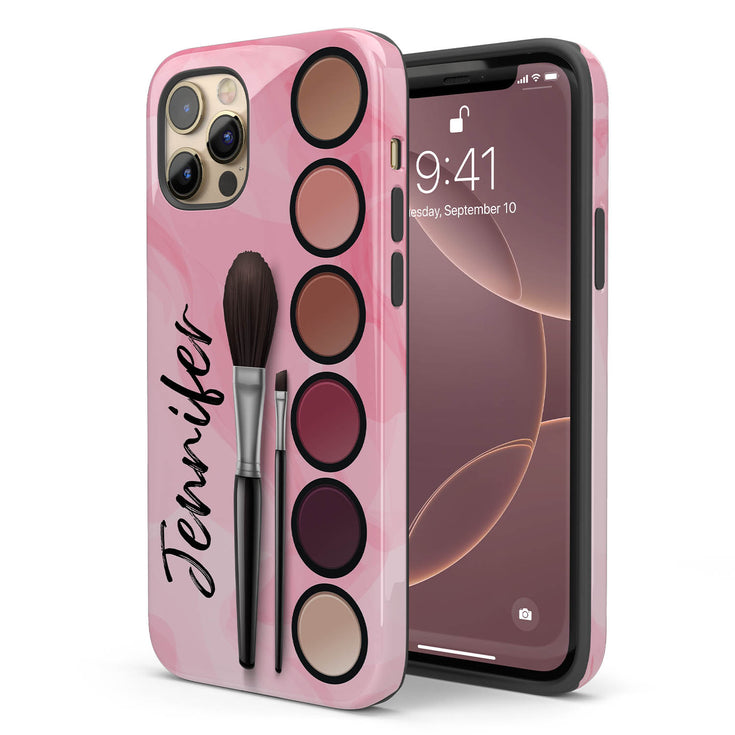 Personalized Glamorous Makeup Kit iPhone Case
