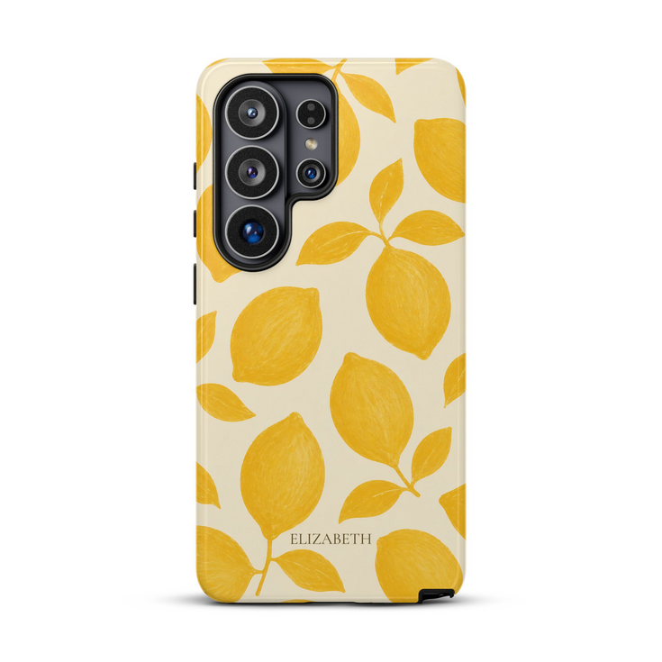 Personalized Amalfi Lemon Galaxy Case