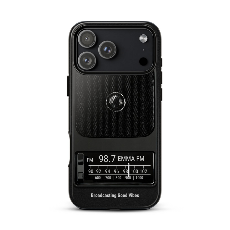 Personalized Retro Analog Radio iPhone Case
