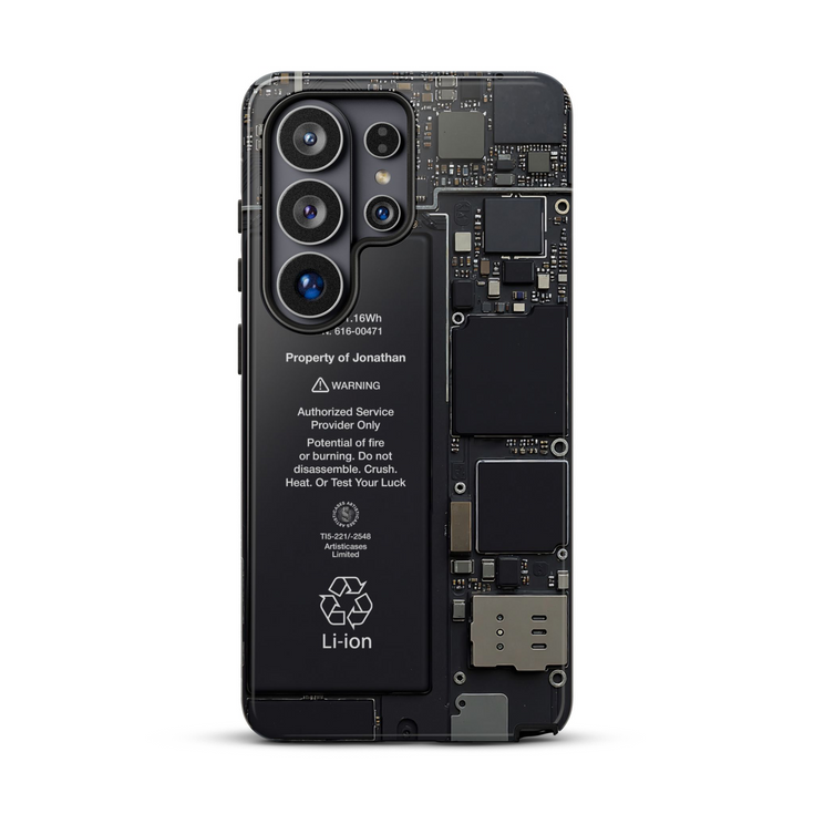 Personalized Realistic Circuit Board Galaxy Case
