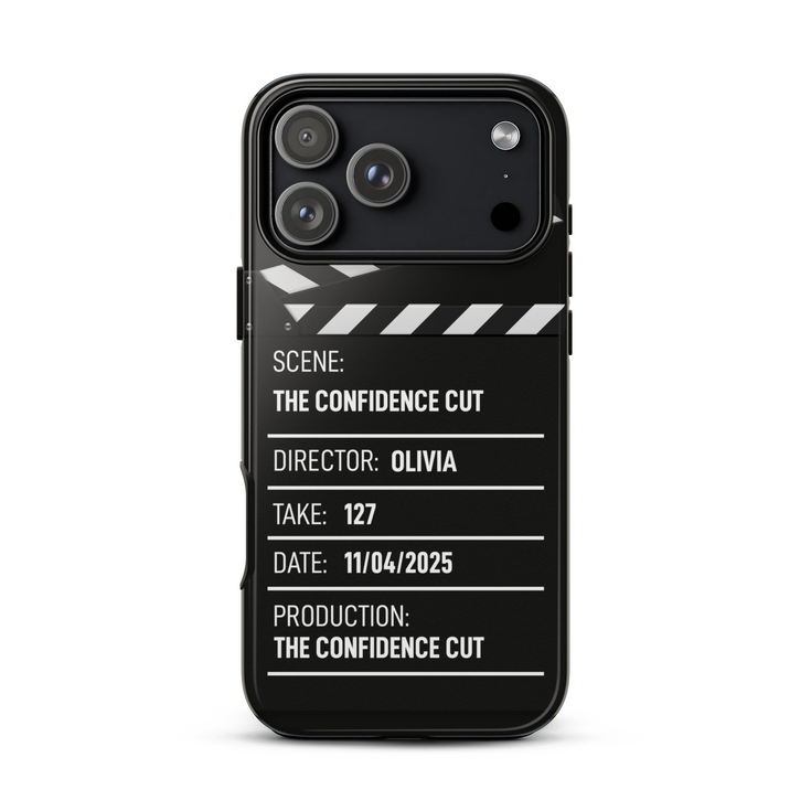 Personalized Movie Directors Clapperboard iPhone Case