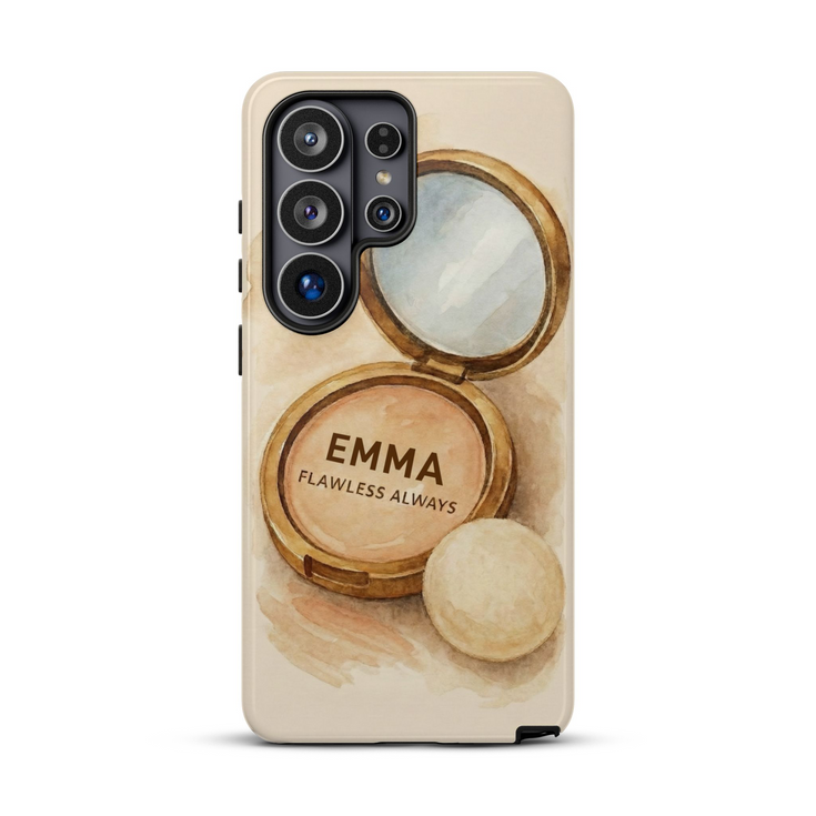 Personalized Soft Glam Flawless Makeup Galaxy Case