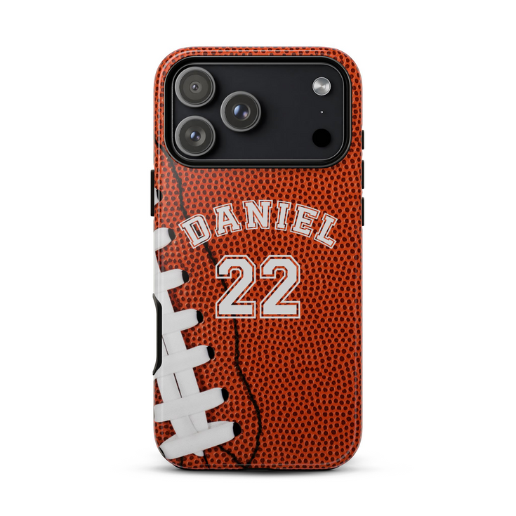 Sports Football Player & Number iPhone Case
