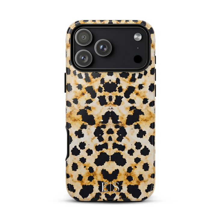 Personalized Luxe Inked Leopard iPhone Case