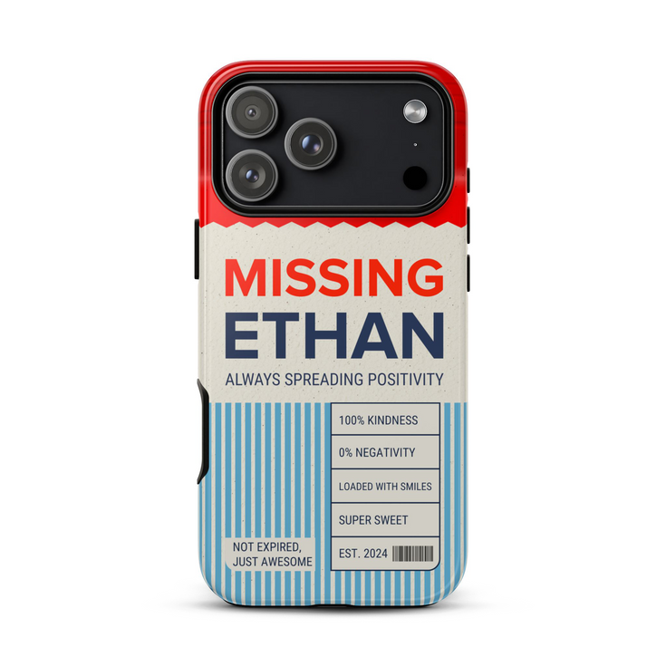 Personalized Emotional Milk Carton iPhone Case