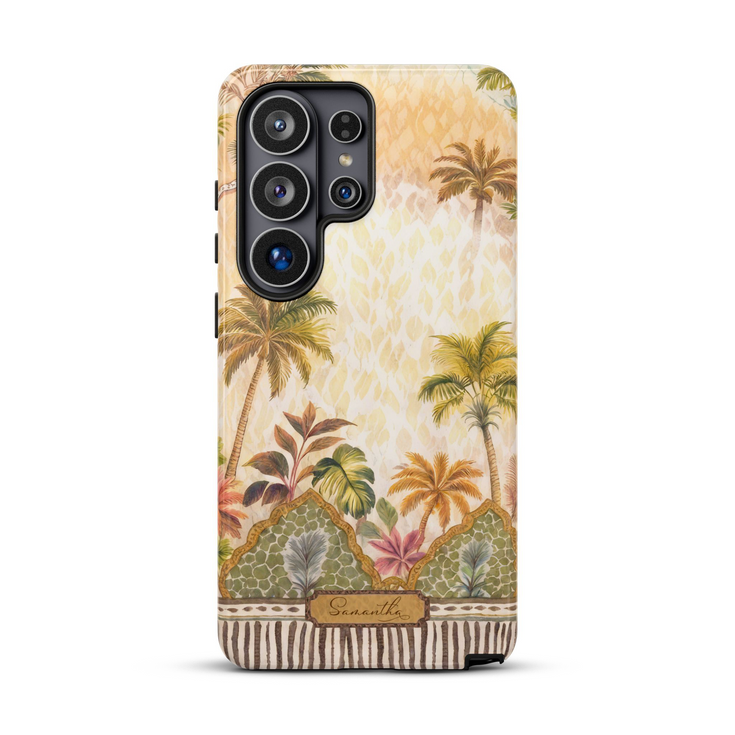Personalized Tropical Palms of Jaipur Galaxy Case