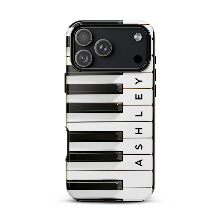 Personalized Music Lover Piano Keys iPhone Case