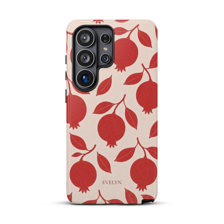 Personalized Pomegranate Bloom Galaxy Case
