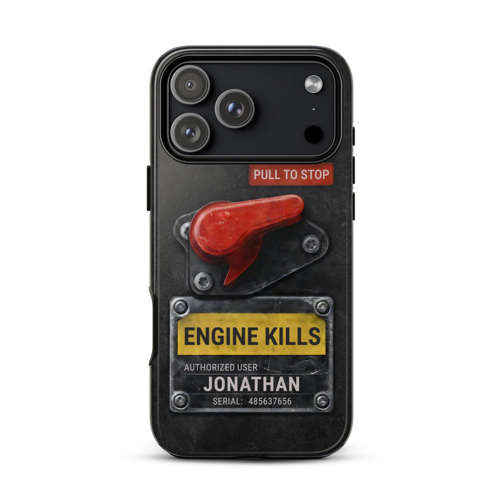 Personalized Racing Kill Switch iPhone Case