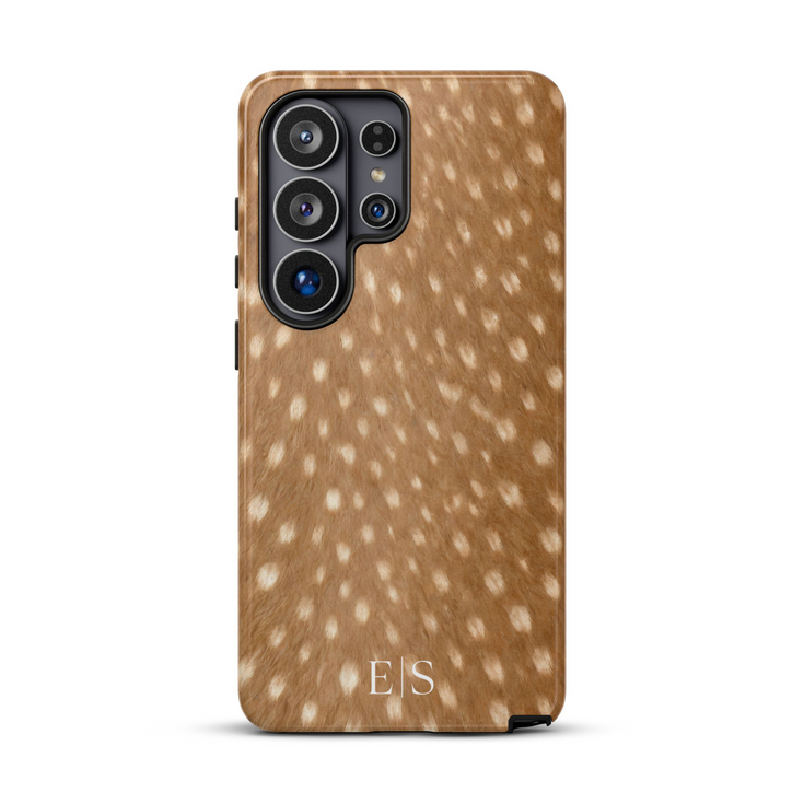 Personalized Luxe Spotted Deer Fur Galaxy Case