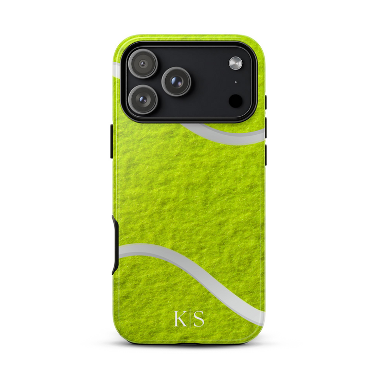 Sports Tennis Ball Initials iPhone Case
