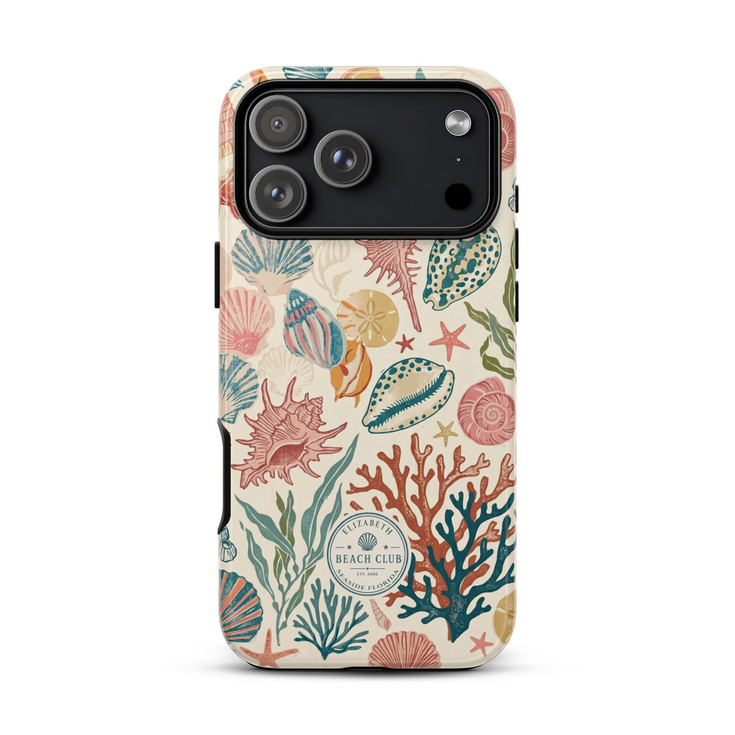 Personalized Beach Club Society iPhone Case