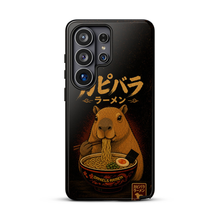 Personalized Capybara Ramen Galaxy Case