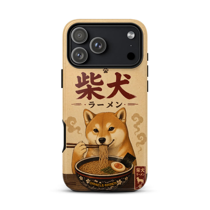 Personalized Shiba Inu Ramen iPhone Case