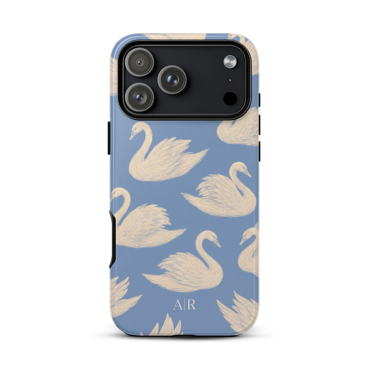 Personalized Swan Lake iPhone Case