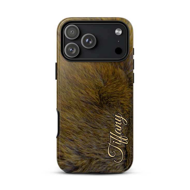 Personalized Whimsical Animal Fur iPhone Case