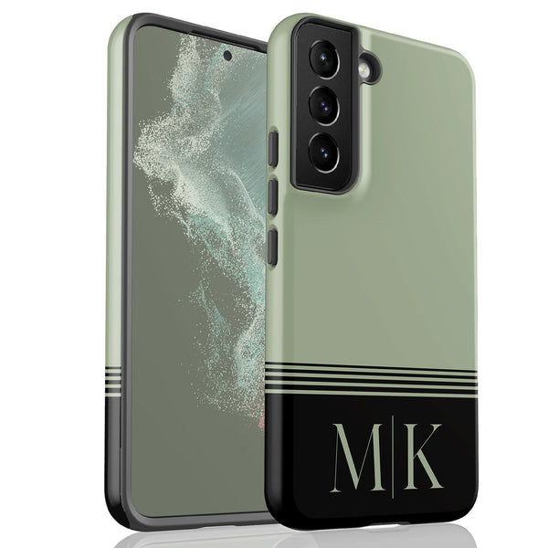 Large Custom Initials Galaxy Case - Centered