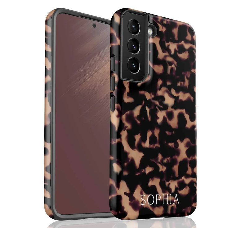 Tortoiseshell Custom Name Galaxy Case