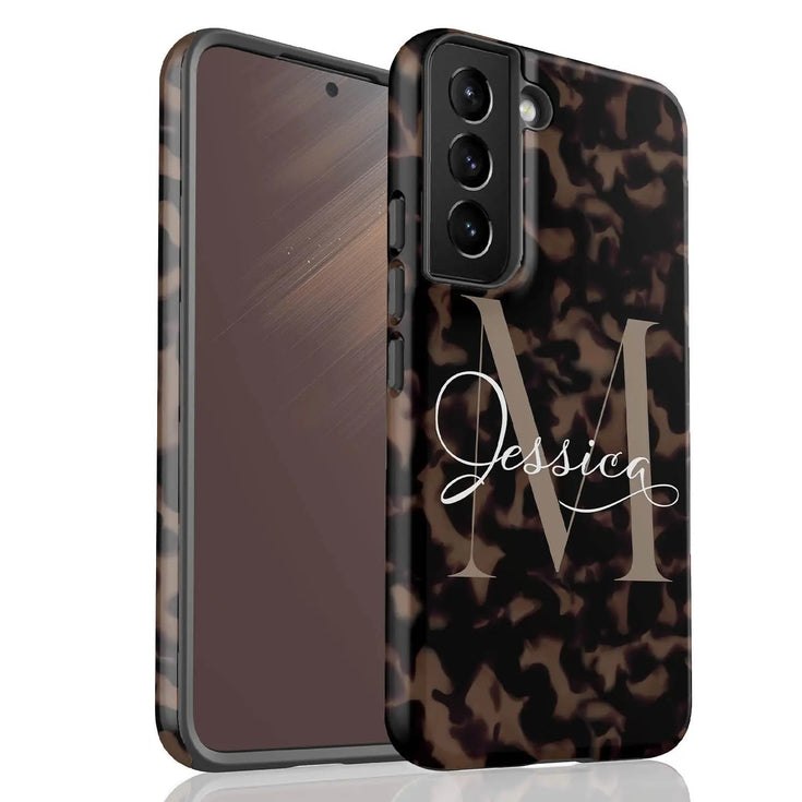 Monogram Personalized Tortoiseshell Galaxy Case