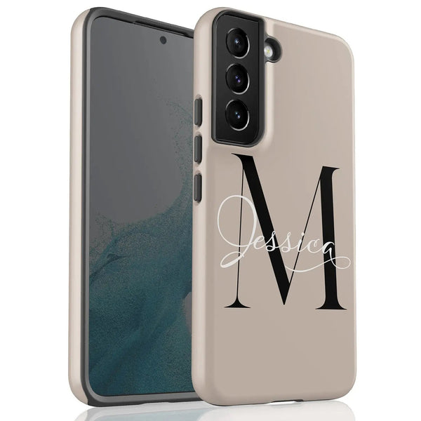 Monogram Personalized Solid Galaxy Case