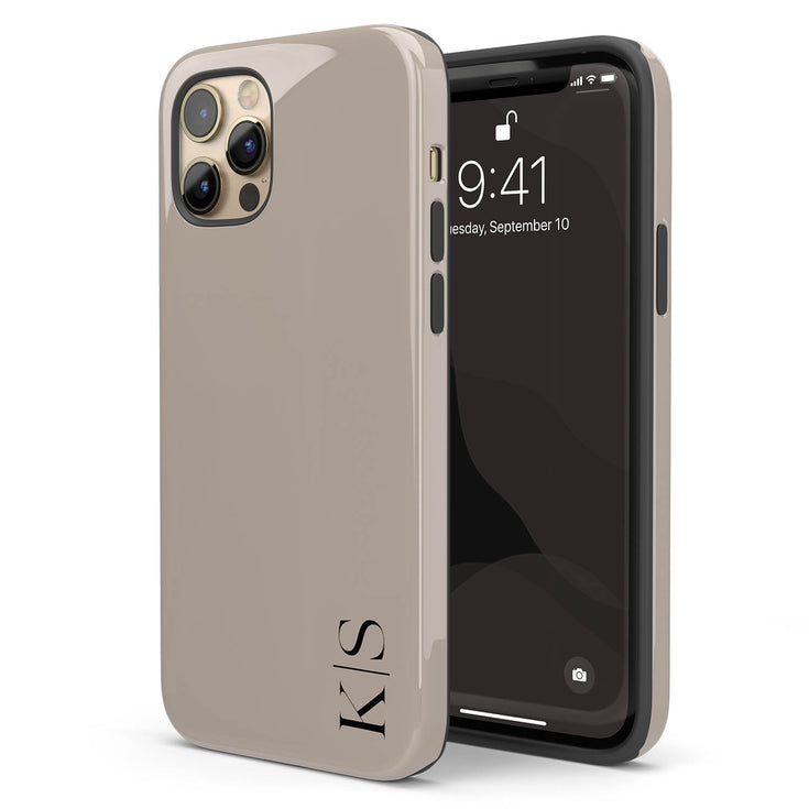 Custom Initials iPhone Case - Vertical