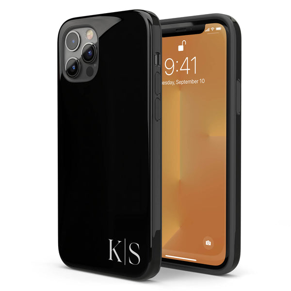Custom Initials iPhone Case - Edge
