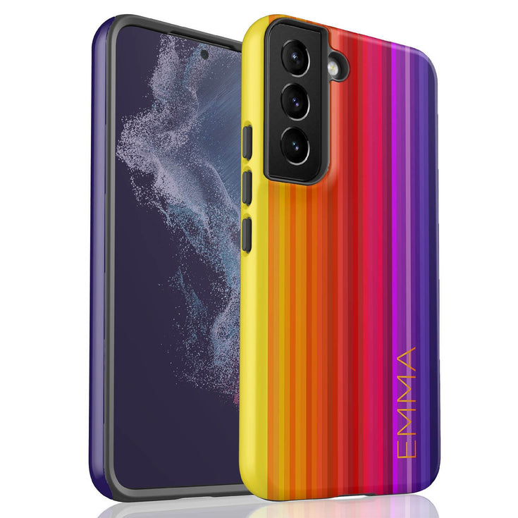 Unique LGBTQ Pride Rainbow Custom Name Galaxy Case