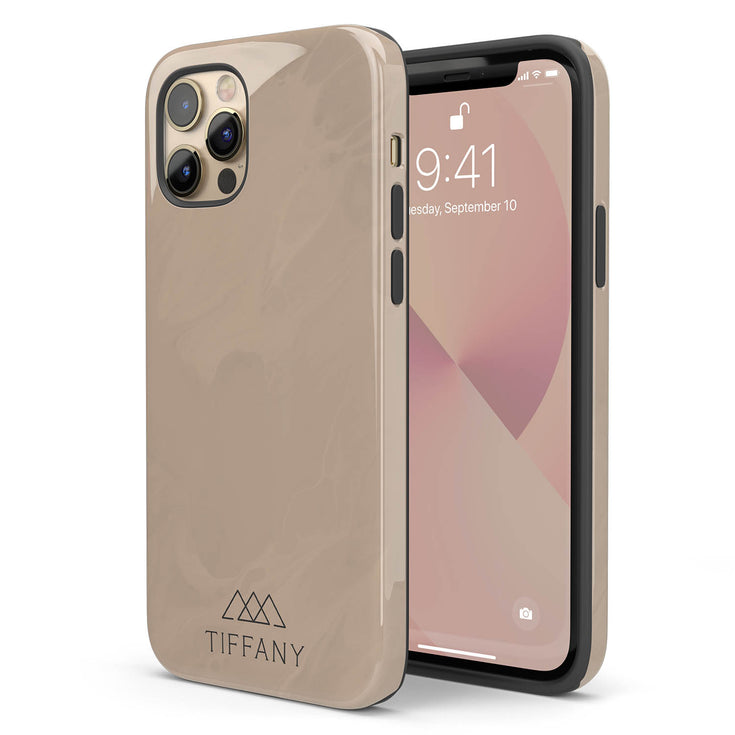 Past Present Future Symbol Custom Name iPhone Case